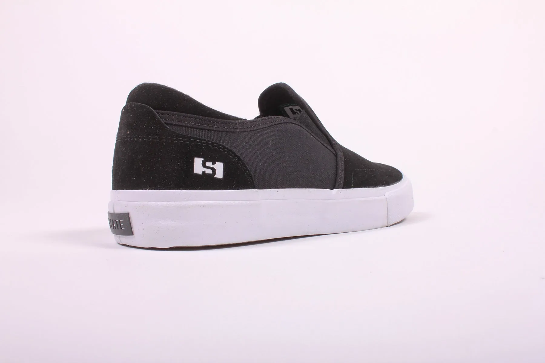 State Keys Black/White Suede