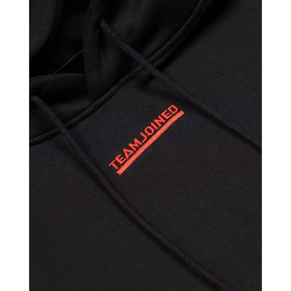 TEAMJOINED JOINED OVERSIZED HOODIE-BLACK