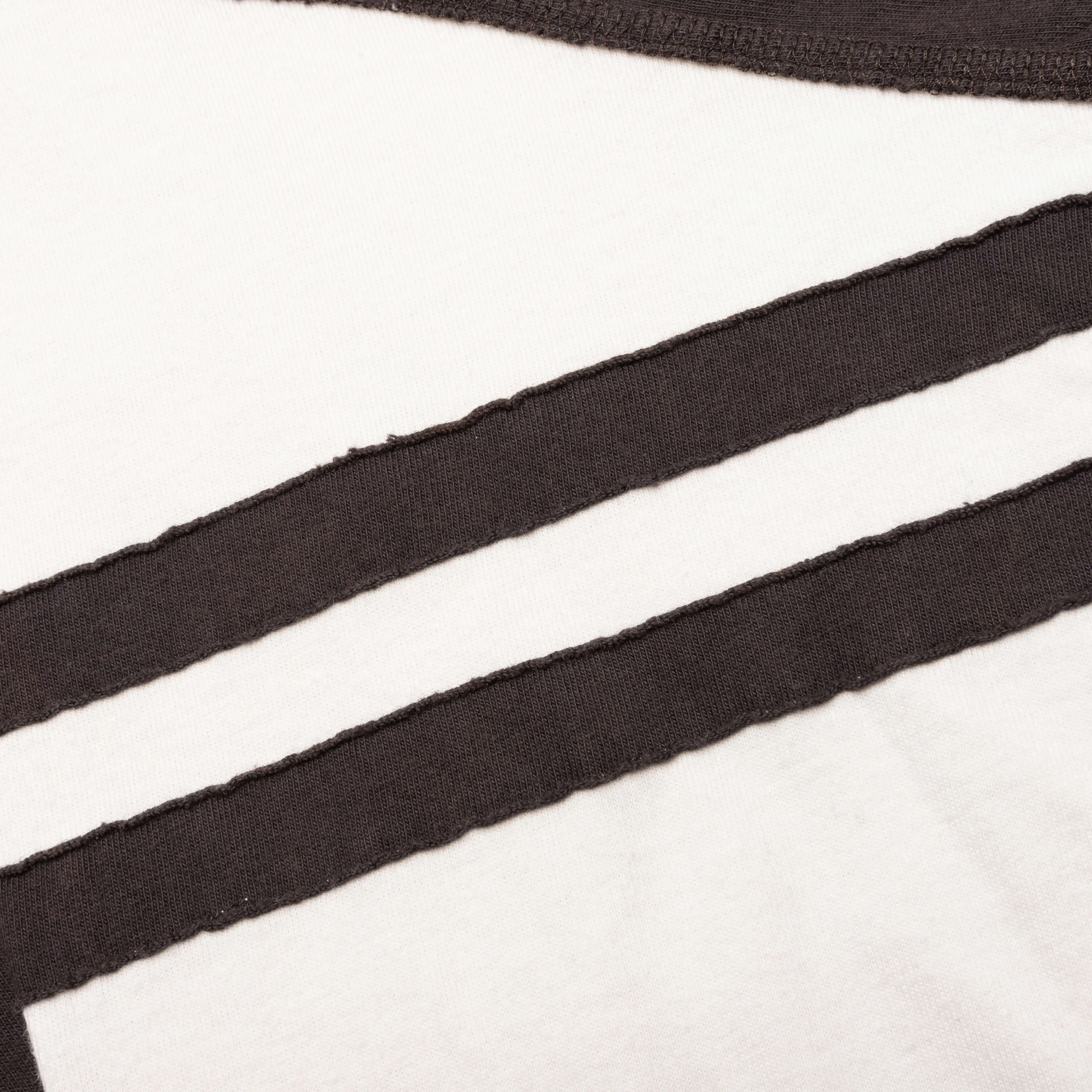 Triple R Contrast L/S Tee - Black/White