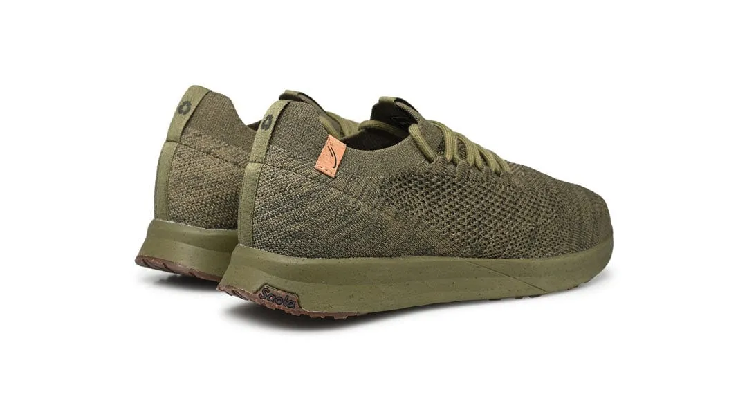 Tsavo 2.0 Men's Recycled PET Sneakers | Burnt Olive & Obsidian