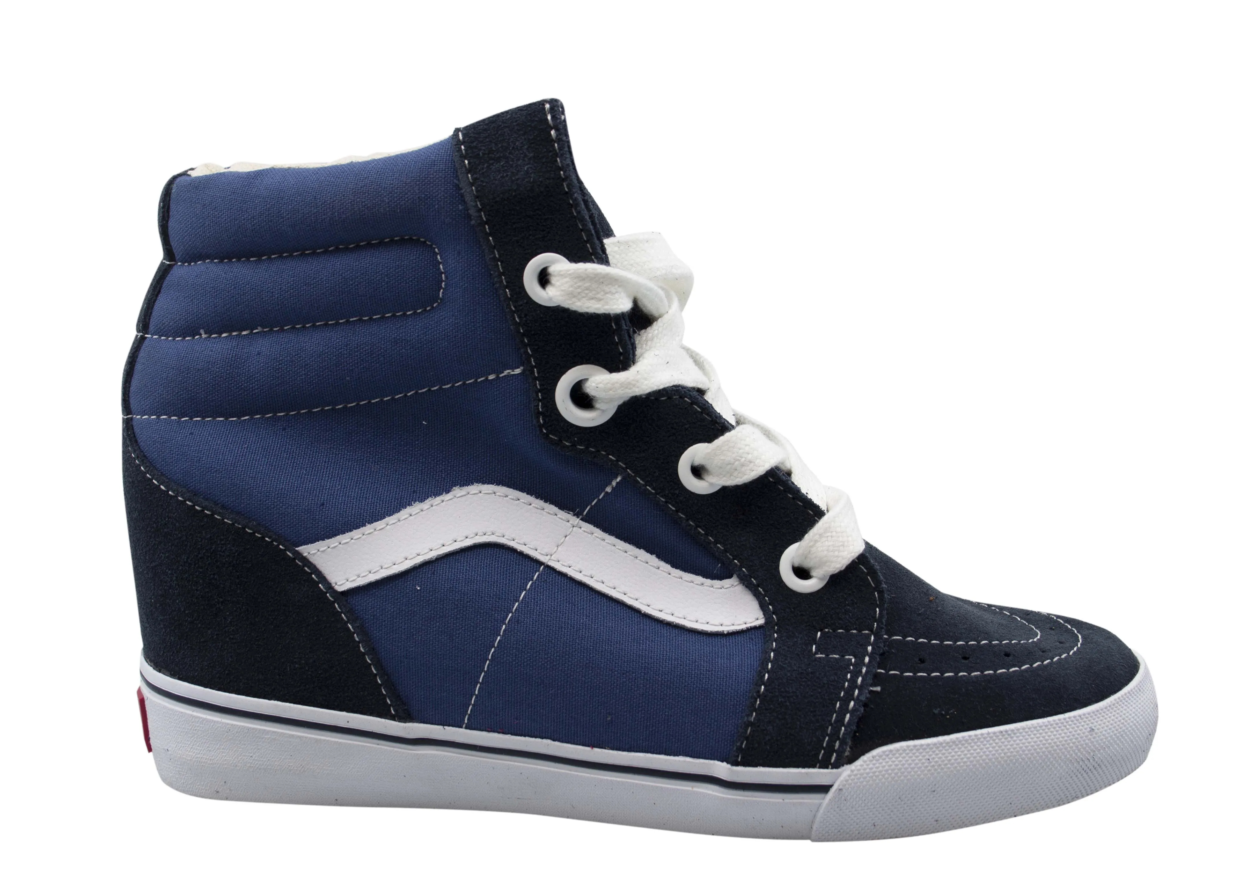 Vans OTW SK8 Hi Wedge Navy Blue Unisex Lace Up Trainers Hi Top UDHNWD