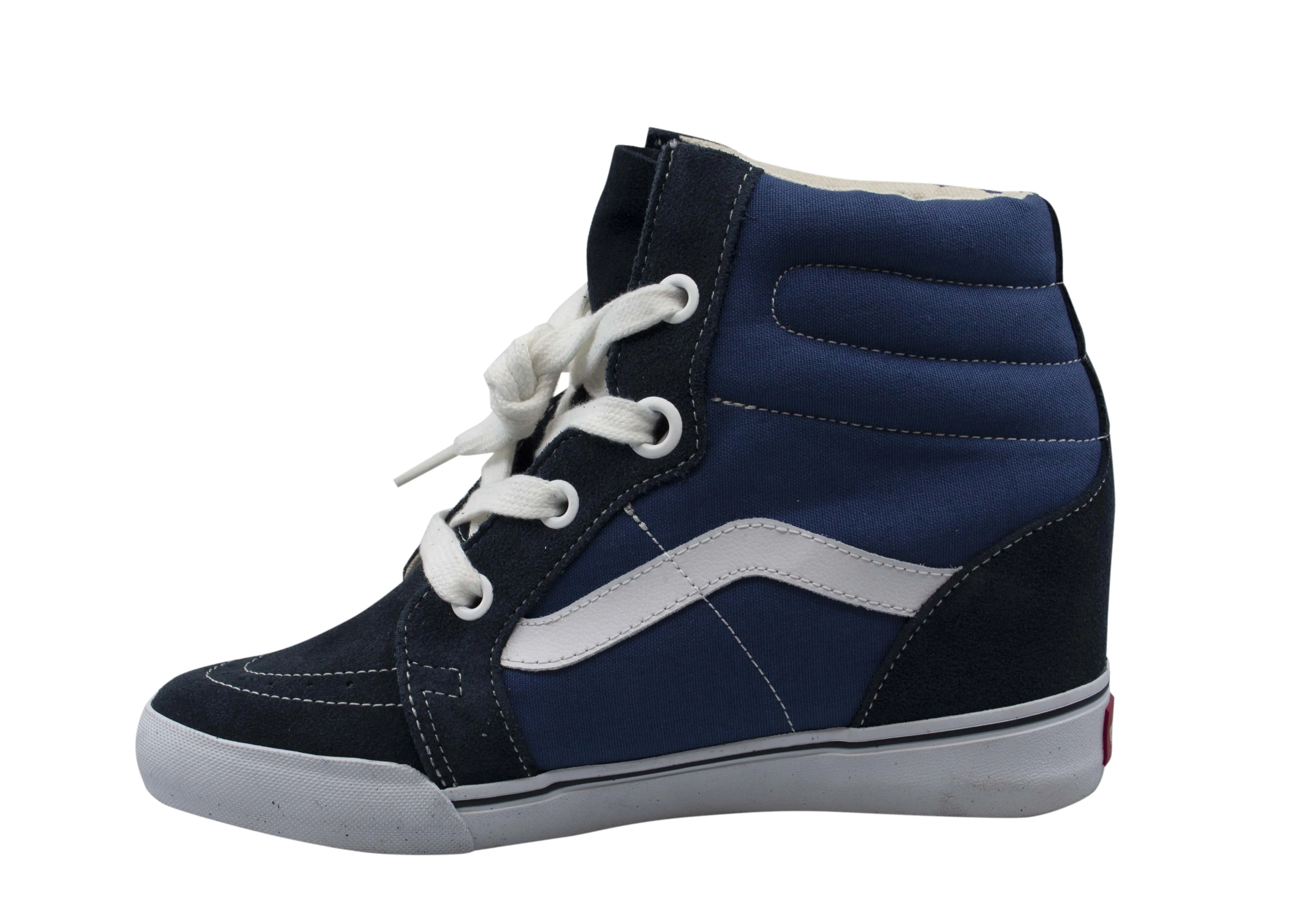 Vans OTW SK8 Hi Wedge Navy Blue Unisex Lace Up Trainers Hi Top UDHNWD