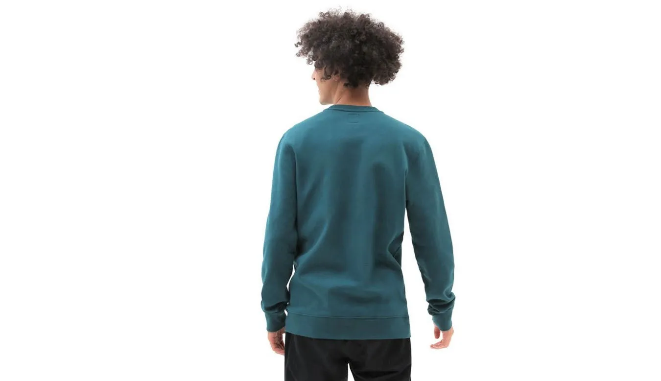 Vans VN0A7YDU60Q DBUTL emerald green crewneck sweatshirt 