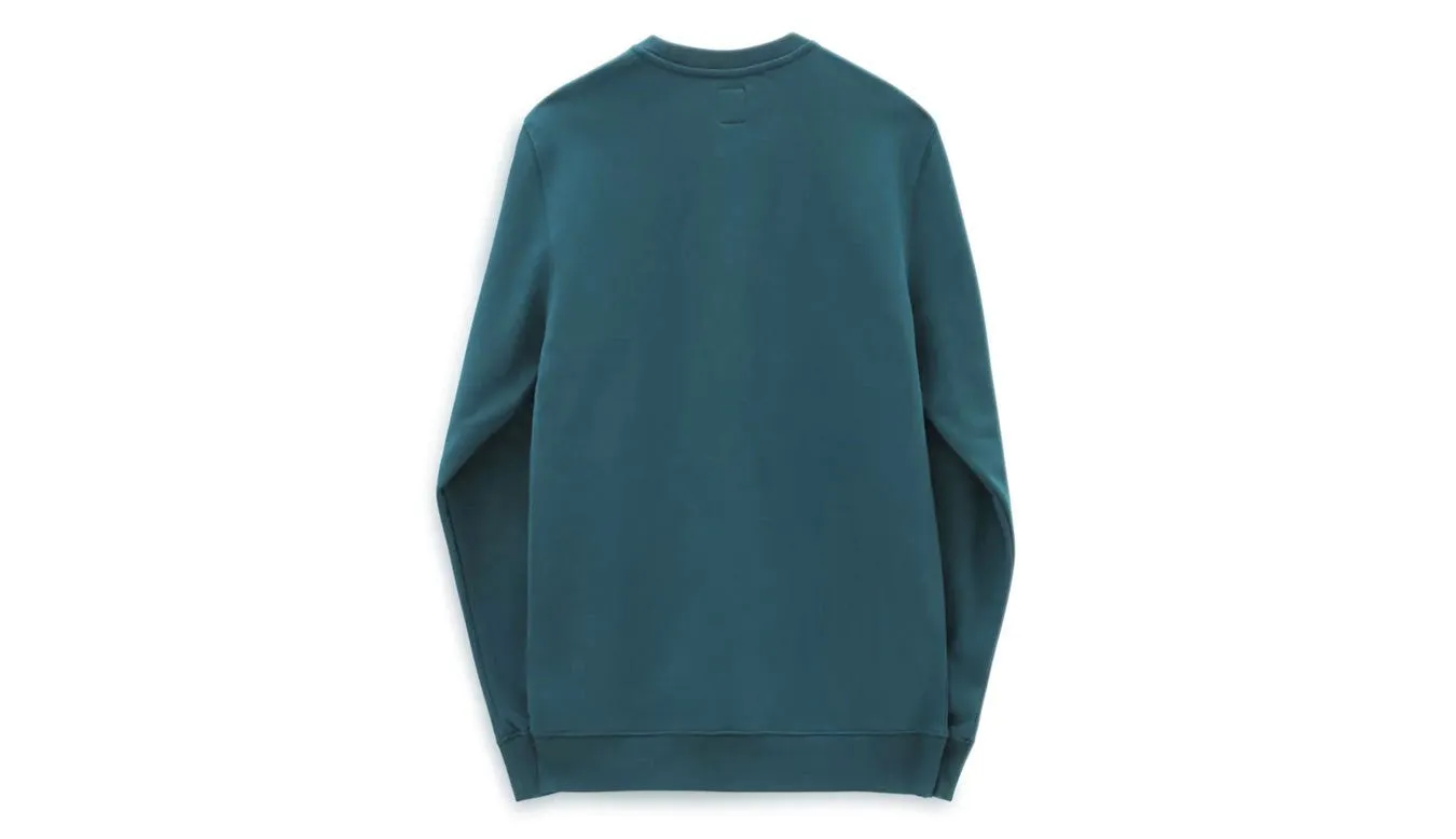 Vans VN0A7YDU60Q DBUTL emerald green crewneck sweatshirt 