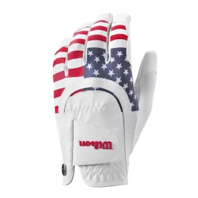 Wilson Staff Fit All USA Glove - Red/White/Blue - OSFA