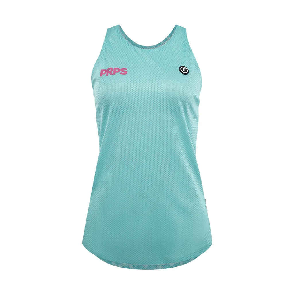 Women Running Singlet Hypermesh PRO (Arctic Blue)