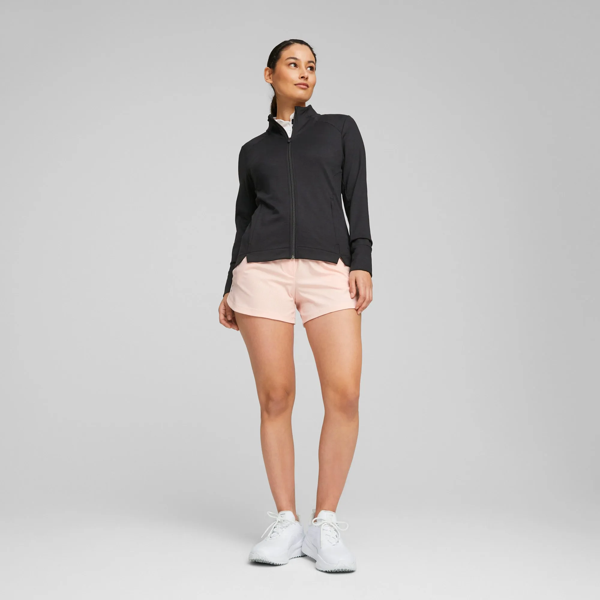 Women's CLOUDSPUN Heather Full Zip Golf Jacket