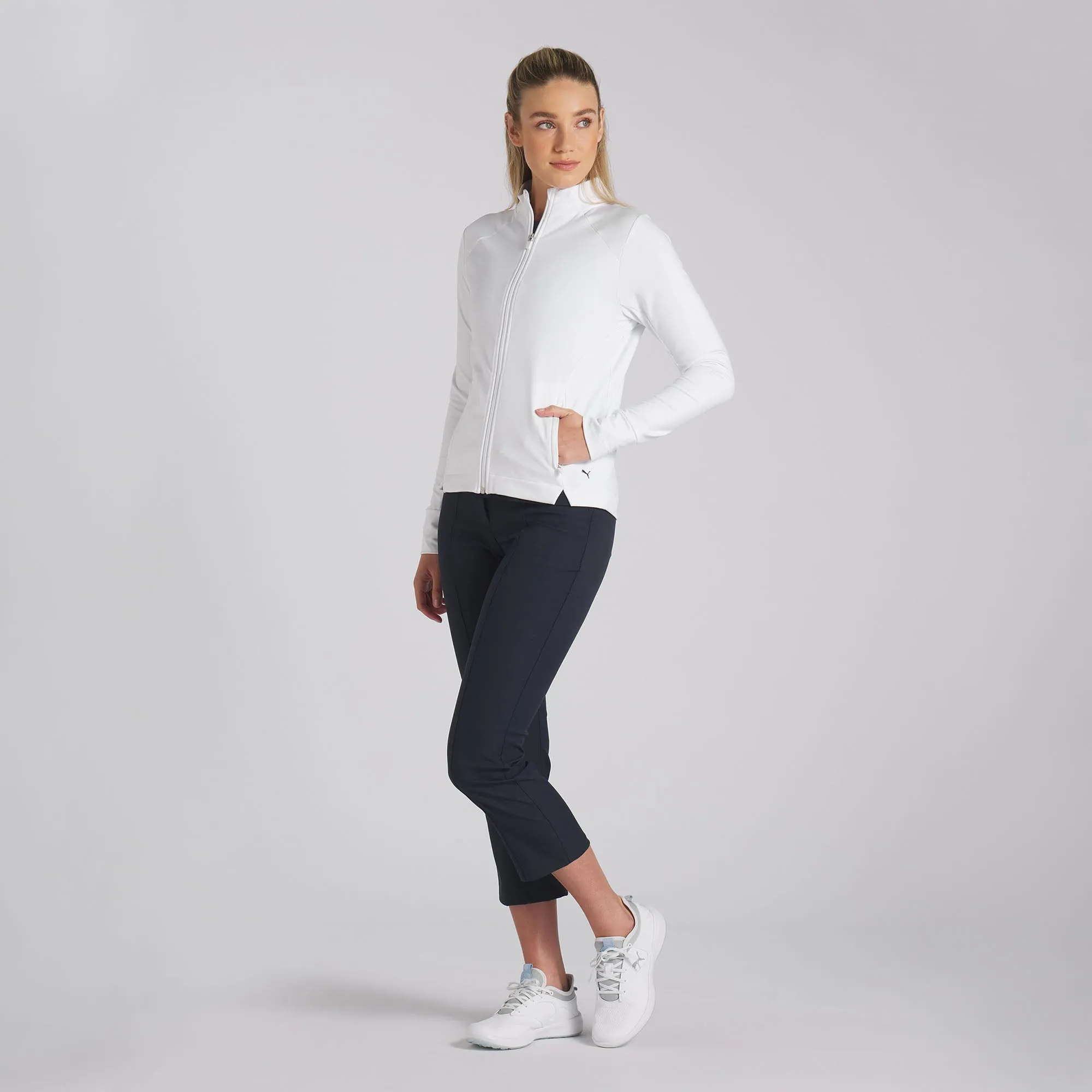 Women's CLOUDSPUN Heather Full Zip Golf Jacket