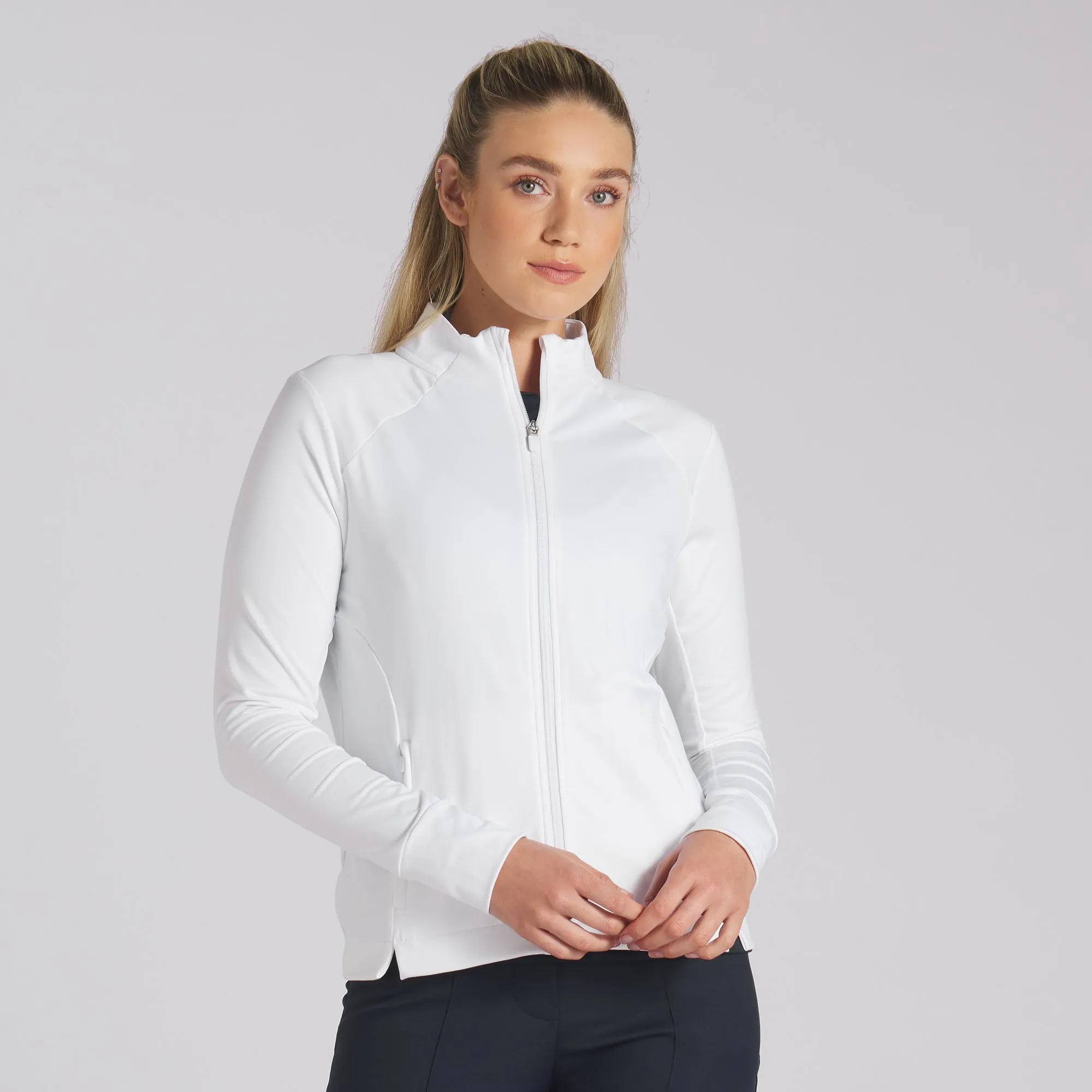 Women's CLOUDSPUN Heather Full Zip Golf Jacket