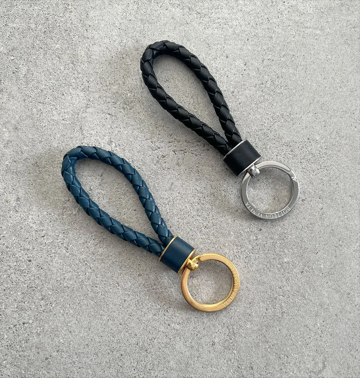 Woven Key Ring, Black (S)