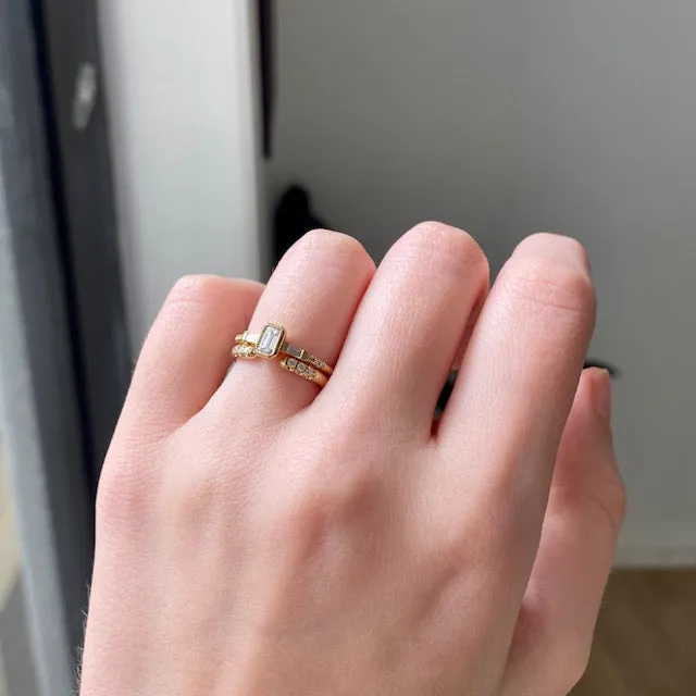 YJ Diamond Baguette Ring